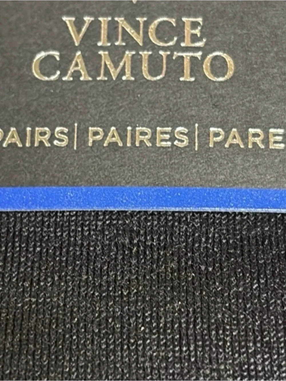 New Vince Camuto Socks 3 Pair Men’s Black & Gray Dress Socks Business Casual